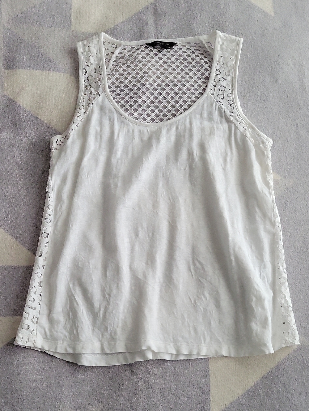 Banana Republic White Tank Top